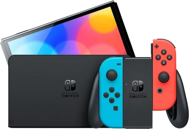 Nintendo Switch OLED with 8–9 Games 128GB (Refurbished)