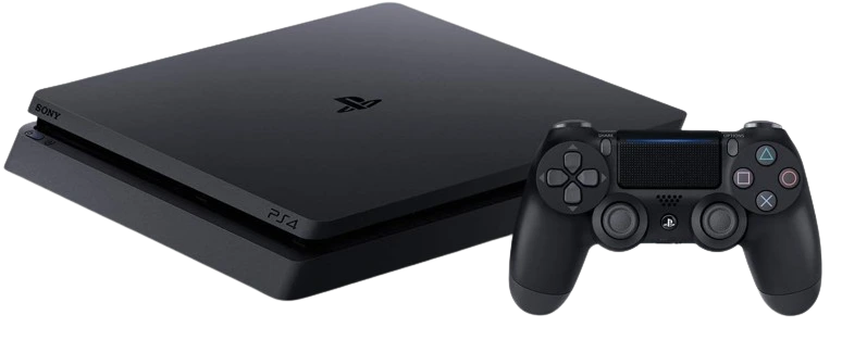 PS4 Slim (1TB) with 13–15 games – Refurbished